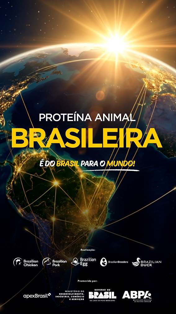 ABPA e ApexBrasil lançam campanha internacional para promover a proteína animal brasileira durante a Copa